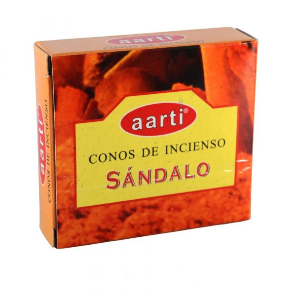 Cones incense - Aarti - sandalwood - 12 cones