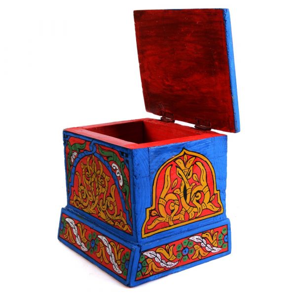 Box Arab - made and hand - painted bright colours - quality