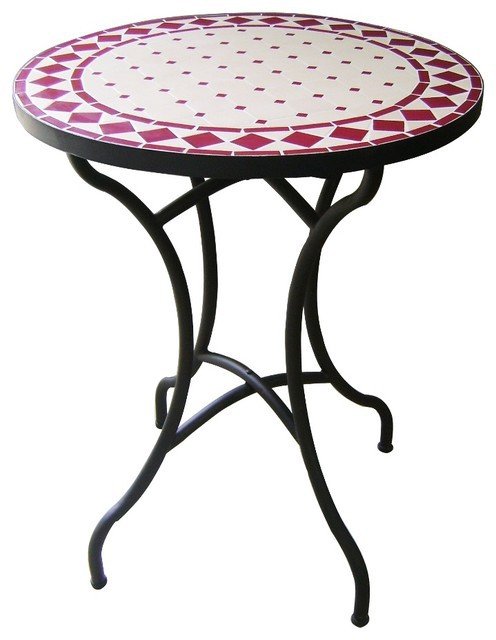 Table mosaic artisan - handmade - various sizes and colors