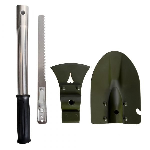 Kit Supervivenvia field - axe, shovel and Sierra - Adaptable handle