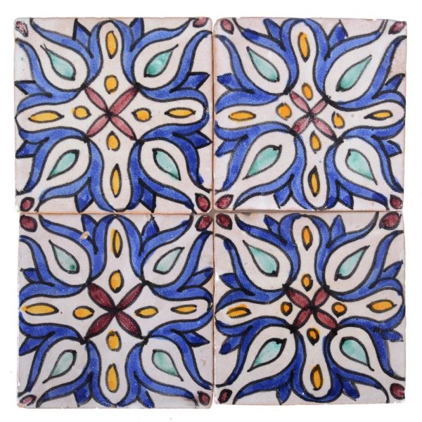 Al-Andalus - 10 cm - several designs - handcrafted tile - model 32