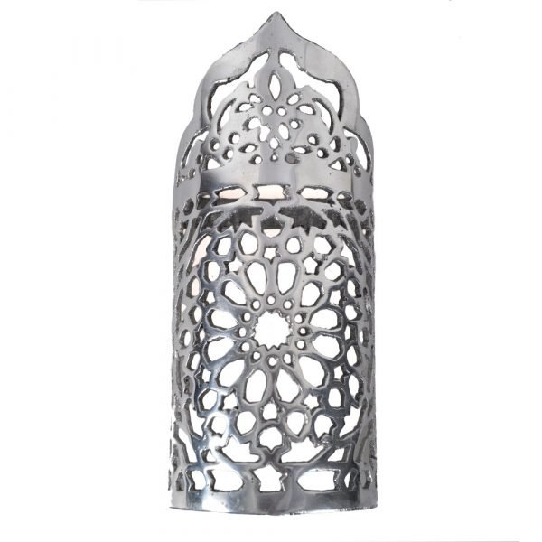 Wall aluminum draught - Floral Design - polished - finish 20 cm