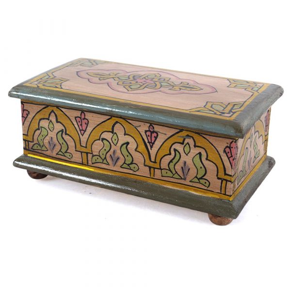 Trunk Arab - made and hand - painted bright colours - quality