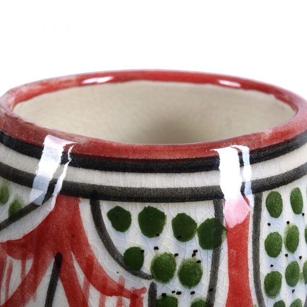 Ceramic Arabic Cup - Decorated Andalusí - Handmade - 10 cm