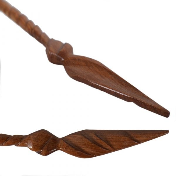 Wrought Wood Fork - Spiral Design - Craft - 23 cm