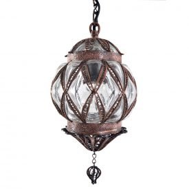 Lámpara Turca - Cristal Fundido y Soplado - Diseño Estambul - 30 cm