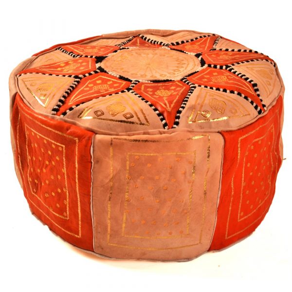 Two-tone Puff Leather - Arab Mosaic Design - Craftsman - Laun Model