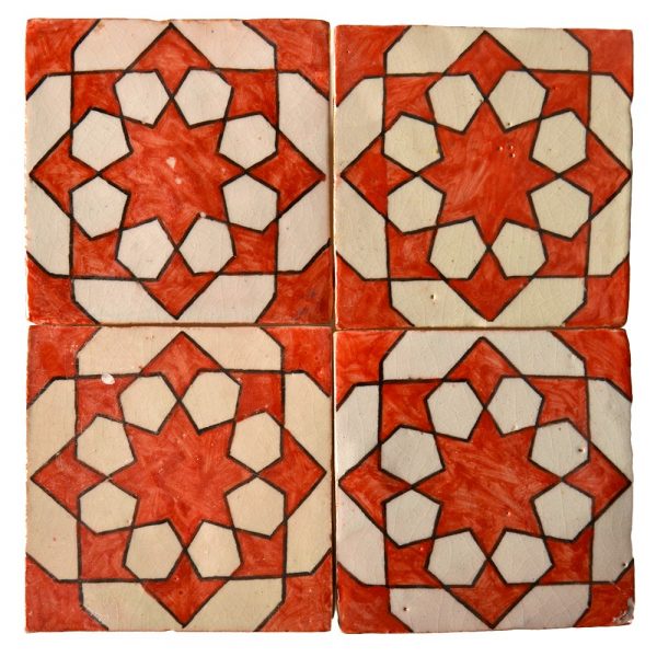 Azulejo Andalusí - 10 cm - Various Designs- Handcrafted- Model 64