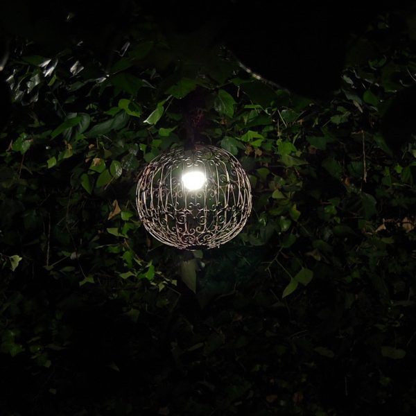 Lamp Sphere Lattice Forge - Exerior - Ideal Garden - Model Asjar