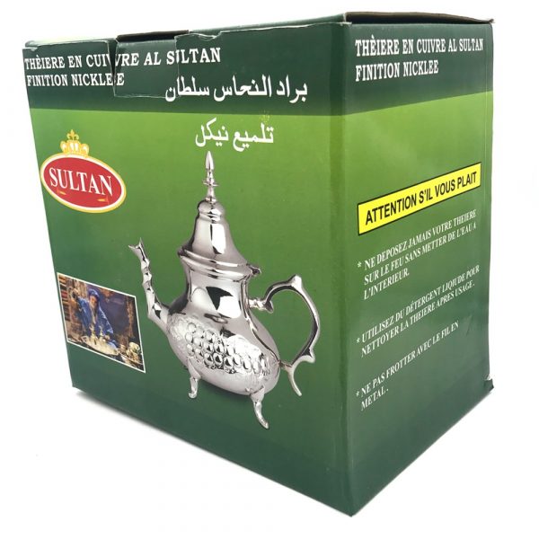 Sultan Teapot - nickel-plated copper - 12 cl - DELUXE