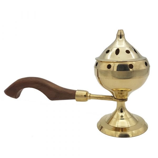 Bronze Censer - Wooden Handle - Model AHKAM
