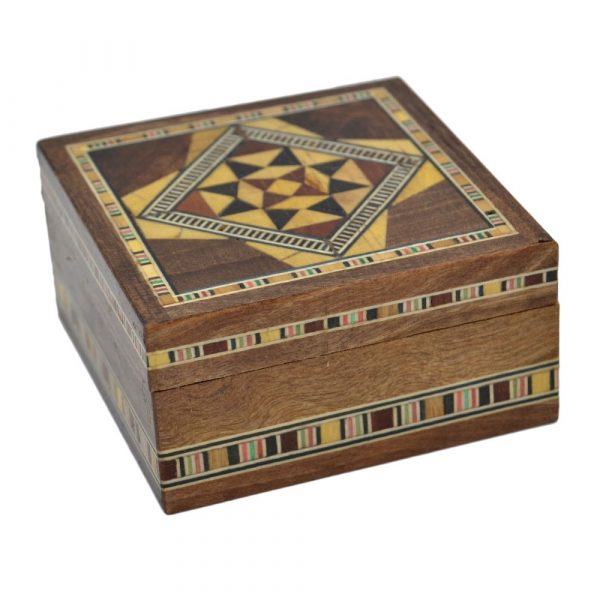 Square Box - Taracea Syria - 7 x 7 cm - Model ALEPO