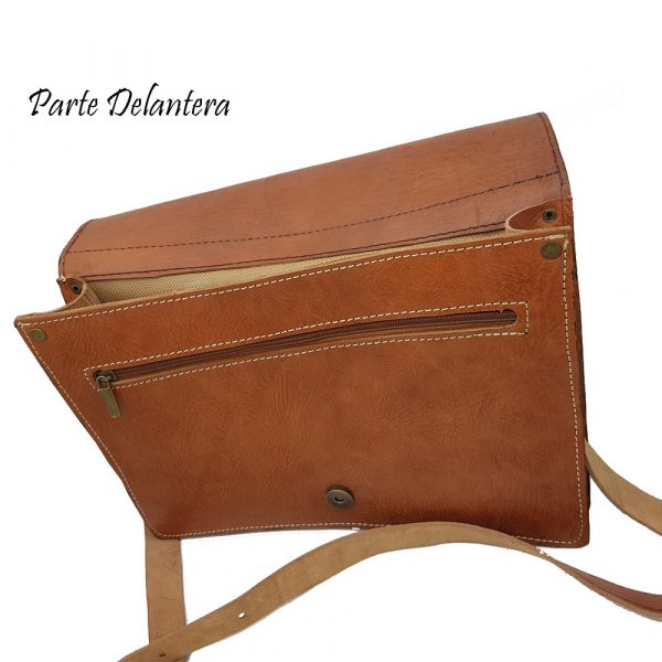 Men's Leather Bag - 100% Natural - Marroquineria - Model BASIT