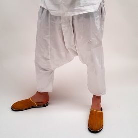 Arab Bombacho Trousers - Floral design fabric - Men - Bazan model