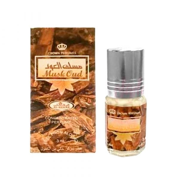 Musk Oud- Arabic Perfume Oil 3 ml Al-Rehab