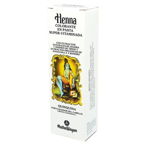 Henna Colourant in Super Vitaminated Paste - Quinquina - RADHE SHYAM - 200 ml-