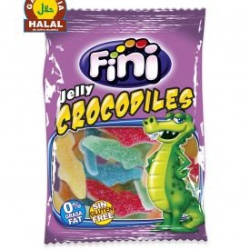 Acid Crocodiles - Halal Sweets - Gluten Free and 0% Fat - Fini - 100 gr