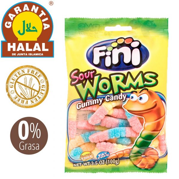 Worms - Gluten Free and Halal Golosia - Bag of Chucherias 100 gr