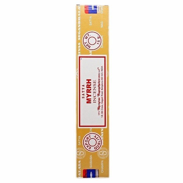 Myrrh Incense - Satya - Great Quality - 15 gr