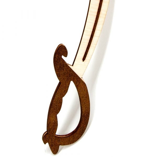 Wooden Arabian Sword - Craft Toy Recreations