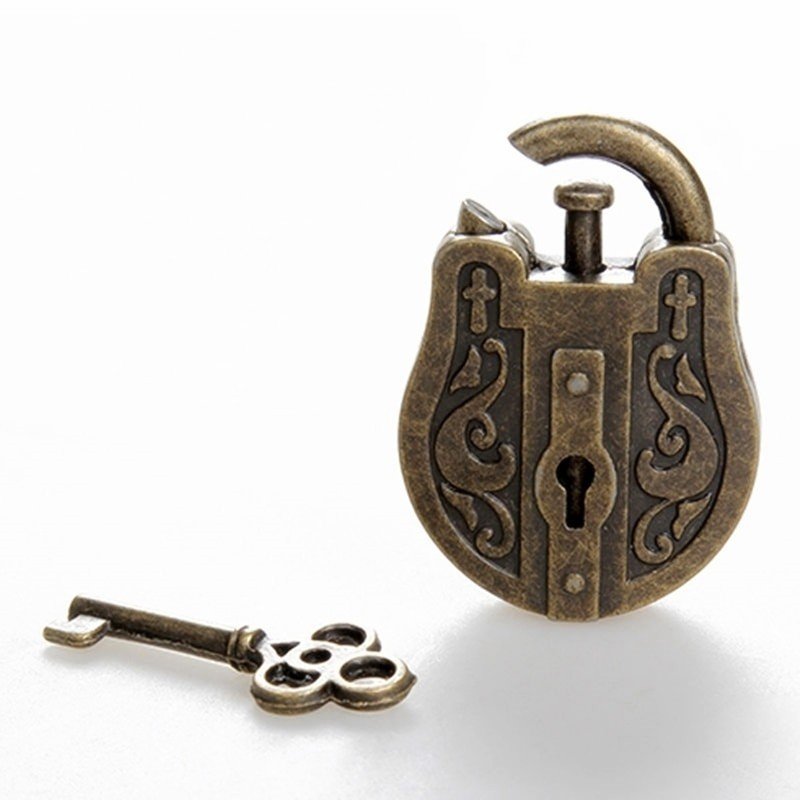 5 Key Iron Puzzle Lock, Metal Puzzle Locks