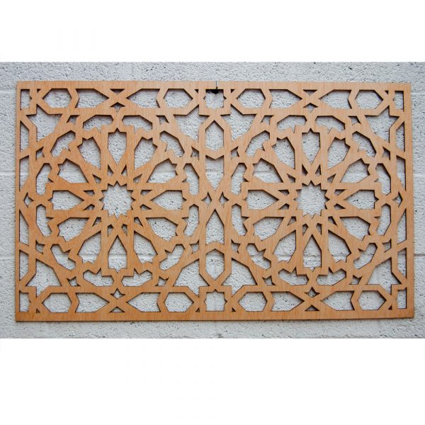 Wooden Lattice - Alhambra Design - 100 x 60 cm