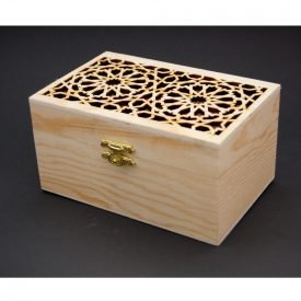 Wooden Box with Openwork Andalusí Lattice - Albaicín Model