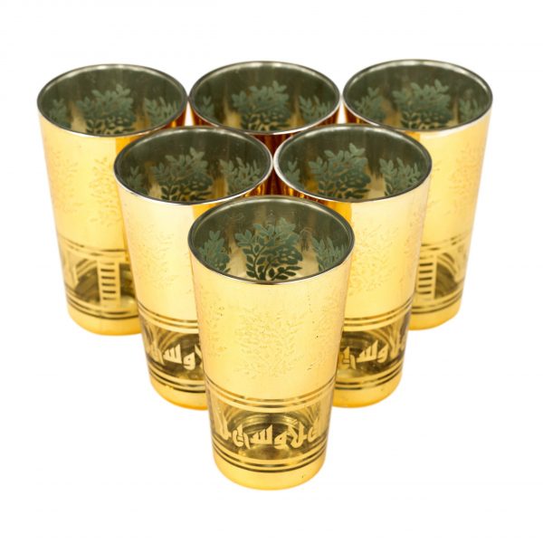 Set 6 Arab Tea Glasses - AHLAN Model