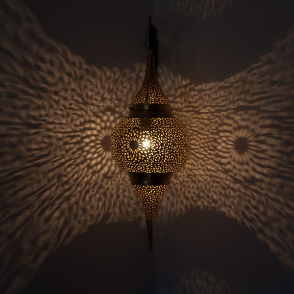 Openwork Brass Ceiling Lamp - Dubai Model - 80 cm