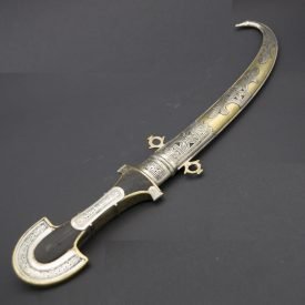 Deluxe Arabian Dagger Marrakech - Alpaca Wood and Brass - 43 cm
