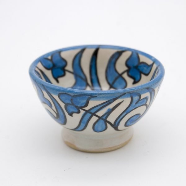 Artisan Ceramic Bowl - Floral Design - Ashar Model