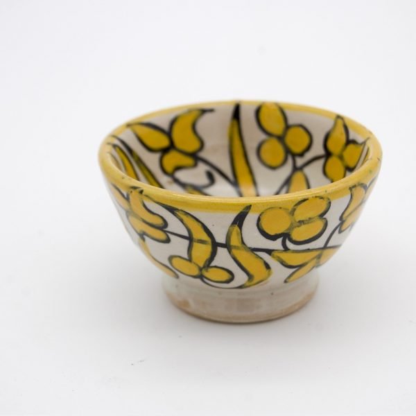 Artisan Ceramic Bowl - Floral Design - Ashar Model