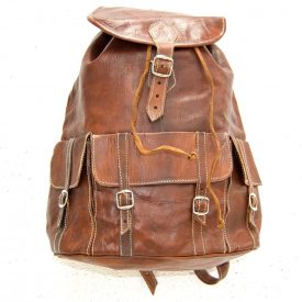 Giant Leather Backpack - Excursions - 45 cm - Kabir Model
