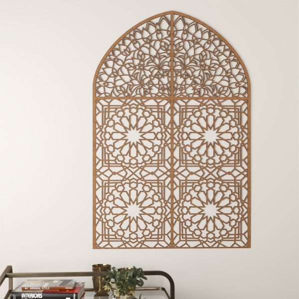 Arabic Lattice Window - Bab Alhambra Model - 100 x 60 cm