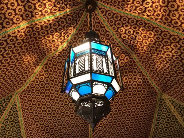 Arabic Ceiling Lantern - Samai Model - 60 cm - Installation and Ceiling Rose