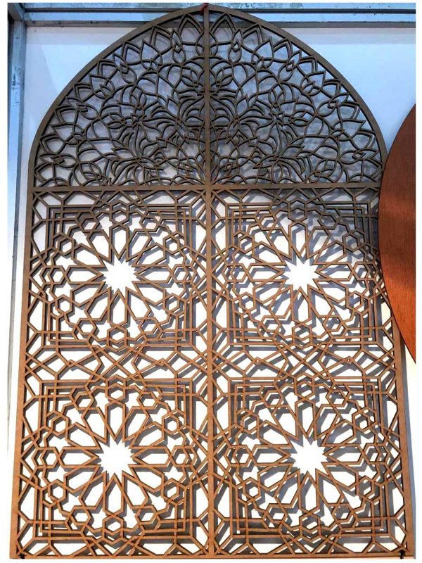 Arabic Lattice Window - Bab Alhambra Model - 100 x 60 cm