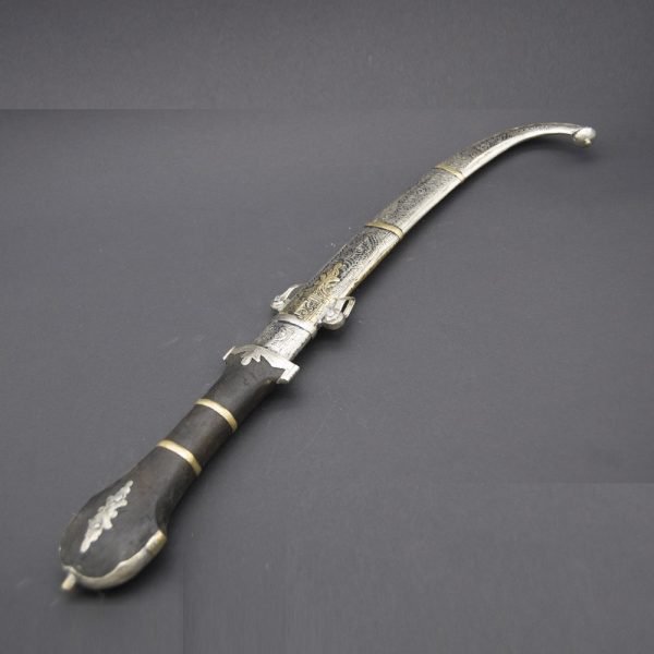 Arab dagger or dagger Decoration - Alpaca Wood and Brass - 40cm - Tamasik Model