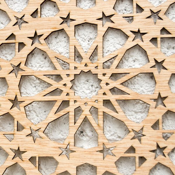 Openwork or Engraved Lattices Laser Cut - Wood Leather Plastic