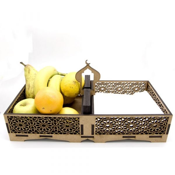 Napkin holder - Coasters - Fruit holder - Alhambra Design - 37 x 18 cm