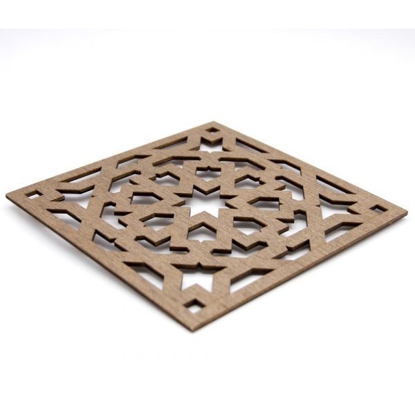 Placemat - Dish stands - Laminated Wood - Laser Cut - Alhambra Design