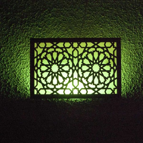 Wall Lamp or Ceiling - Openwork Arabic Lattice - Alhambra Model