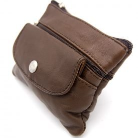 100% Leather Purse - 3 Pockets - Shaibani Model