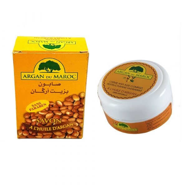 Argan oil soap + facial cream pack - Argan du Maroc