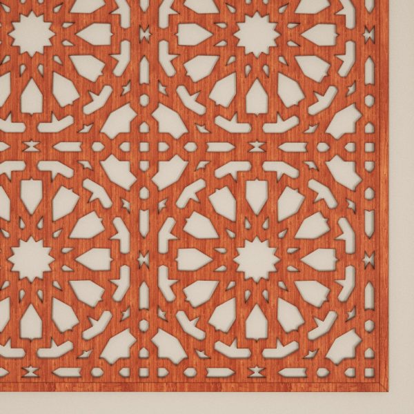 Arabic Lattice Frame - Alhambra Design - 100 cm x 100 cm