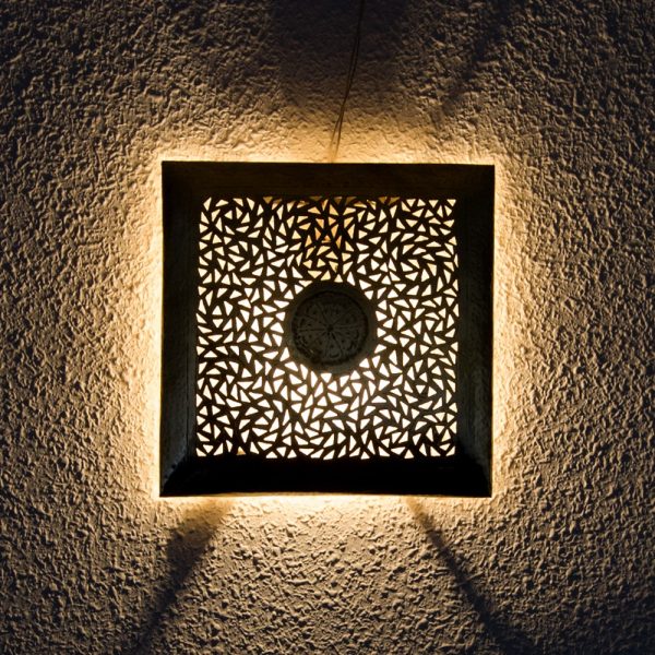 Arabic Ceiling or Wall Ceiling - Golden Brass - Albabunaj Model