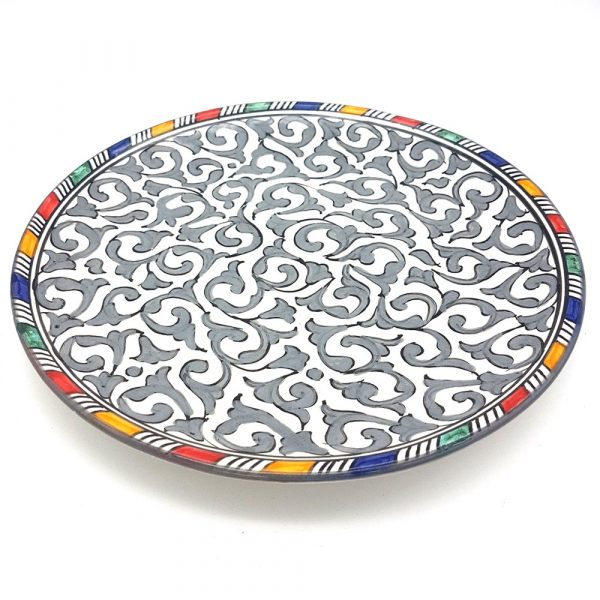 Trinchero Flat Plate - Pizzas - 26cm - Ceramica Blanca Fes