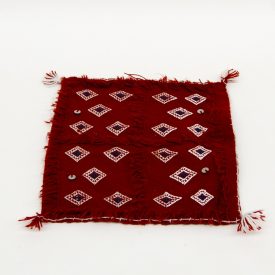 Berber Cushion Cover - Vintage Style - 30cm x 30cm - Red