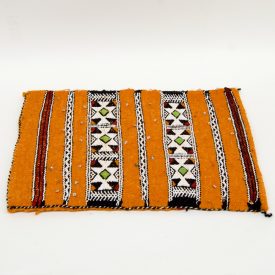 Berber Cushion Cover - Vintage Style - 50cm x 37cm - Orange