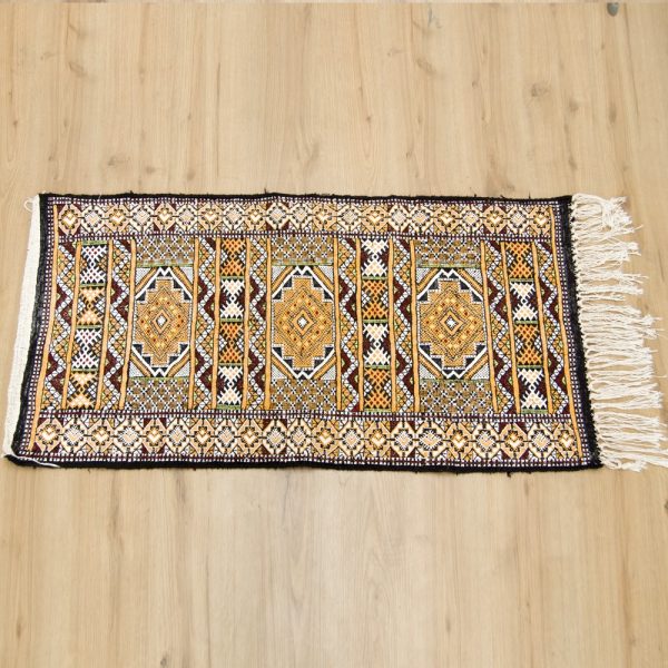 Berber Tapestry - Vintage Style - Unique Piece - 140cm x 72cm - Multicolor