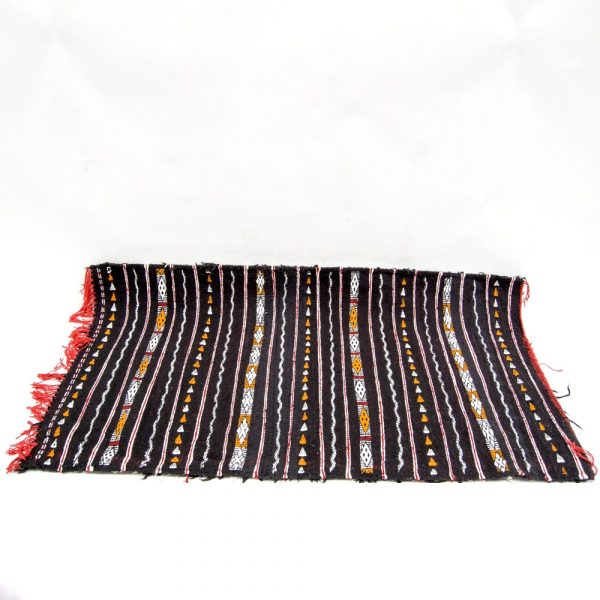 Moroccan Tapestry - Vintage Berber Style - 160cm x 90cm - Black